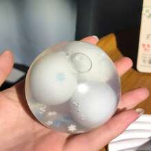 1个2026新款酥脆挤压球软萌玩具,可塑形减压球,含椰子油,生日、节日、情侣、圣诞节、游戏玩家的理想礼物,减压必备品 - 彩色 - 查看 11
