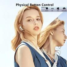 这款全新TWS真无线蓝牙耳机带麦克风9D立体声Pro6耳塞，适用于智能手机。 - 查看 9