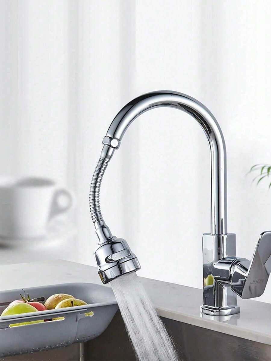 1pc Kitchen Faucet Sprayer Head Attachment, Movable Faucet Extension, 360° Rotating Sink Tap Head Anti-Splash Booster Shower Water-Saving Faucet