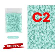 1000颗2.6毫米迷你熔珠像素拼图铁珠熔珠DIY高品质手工工艺品 - 2.6mm拼豆豆 - 查看 18