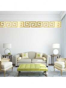 Bộ 20 miếng dán gương tự dính đa năng với kích thước 1,97/3,94 inch, tiện dụng cho trang trí nhà cửa, hoàn hảo cho phòng khách, phòng ngủ, mép tủ và cửa sổ. - Nhiều màu - Xem 5