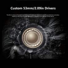 HAVIT H2015E Gaming Headsets For PC, 53MM Drivers Surround Sound, Headset With Mic, Gaming Headphones With Mic, Clear Communication, Light-Weight And Skin-Friendly, Durable Aluminum Frame - 查看 2