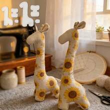 6件套长颈鹿缝纫模板，DIY长颈鹿图案绗缝模板，定位工具，精准裁剪，可重复使用的透明PET模板，适用于手工和DIY项目，手工裁剪工具模板 - 經典的 - 查看 7