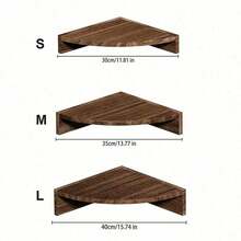 1pc/3pcs Corner Wall Shelf Floating Shelves Storage Rack Display Shelf Organizer Space Saving Room Decor For Living Room Bedroom Bathroom Kitchen Office Plant Books Candle Decor Wall Mounted Shelf Apartment Dorm Home Entryway Shelf Organizer Rack - Multicolor - View 12