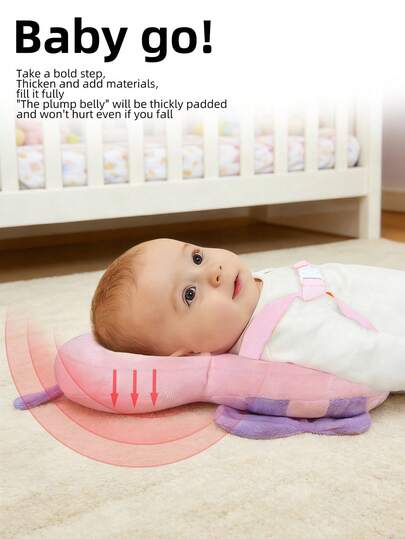 Upgraded Baby Anti-Fall Pillow, Thickened & Widened Toddler Protective Pad, Baby Head Protection Pillow Suitable For Toddlers Learning To Walk And Crawl, Adjustable Baby Head Protection Pad, Breathable Head Protection Pillow, Anti-Fall Pillow, Head Protection Pad, Upgraded Thickened Cartoon Butterfly Shaped Anti-Fall Head Pad For Infants And Toddlers