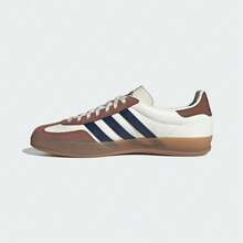 Adidas Originals GAZELLE 男女通用室内休闲运动鞋，低帮 JP9221 - 棕色 - 查看 2