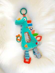 1pc Cute Multi-Functional Grab Training Doll, Baby Stroller Hanging Plush Doll, With Rattle, Crinkle Paper And BB Device, Suitable As Newborn Baby Gift - Multicolor - View 6