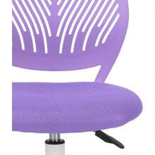 Silla de Escritorio de Trabajo de Oficina Silla de Estudio Ajustable para niños de Respaldo Medio Rosa - Blanco - Ver 9