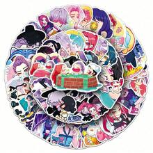50张卡通动漫贴纸，K-Pop女团贴纸，动漫人物贴纸，儿童贴纸，防水DIY创意贴纸，适用于滑板、行李箱、笔记本、水瓶等，圣诞小礼物，剪贴簿用品，文具趣味贴纸 - 1 Set - 查看 1