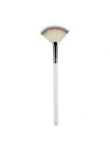 3pcs Blush Brush, Foundation Brush, Wooden Handle Face Makeup Brush, Seamless Concealer Contour Brush, 1pc Fan-Shaped Highlighter Brush, Powder Brush, Soft Fan-Shaped Makeup Brush, Cosmetic Tools - Multicolor - View 15