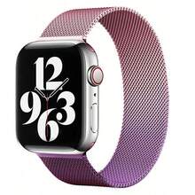 1条男女通用金属表带，兼容 Ultra 2 Series 11 10 SE 9 8 7 Ultra 6 5 4 3 2 1，尺寸：49mm 46mm 45mm 44mm 42mm 41mm 40mm 38mm。优雅的磁扣设计，透气可调节，不锈钢网状表带，智能手表表带，金属腕带，手链式表带，是节日和生日的理想礼物。 - 常規款 - 查看 35