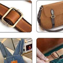 25pcs 1 Inch Metal Rectangular Adjustable Webbing Sliders, Suitable For Wallets, Buckles, Straps, Backpacks, Pet Leashes, Leather Crafts - One Size - View 5