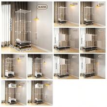 Movable Bird Cage With Drip Tray, Assembled Iron Wire Mesh Cage, Easy To Clean Pet Bird Villa - Assembly Type - View 7