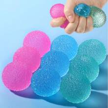 1/2/3/6/12/15个成人减压球，高密度实心软玩具，1.6英寸小型感官玩具，适合儿童和成人，安静缓解焦虑，可用于课堂，可填充麦芽，可作为学生奖励，也可作为复活节派对礼物，挤压式减压球 - 彩色 - 查看 8