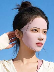 Elegant Breathable Sun Protection Face Mask, Solid Color, Elastic Fit Suitable For Summer Cycling And Daily Outings - Hand Wash Or Dry Clean, UV Protection, Face Mask, Mother's Day Gift - Multicolor - View 10