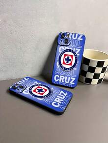 Escudo del club de futbol Cruz Azul color azul.funda de teléfono Fundas compatibles con ,Apple,VIVO,OPPO,,, y Honor.Fabricadas en silicona TPU,ofrecen protección contra golpes y caídas. - Negro - Ver 7
