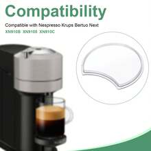 2pcs Transparent Water Tank Lid Cover, Material Coffee Machine Replacement Accessory - White - View 1