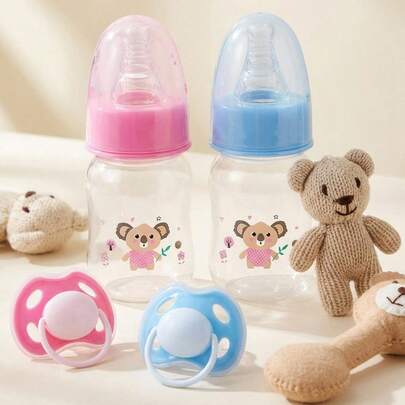 Bộ đồ chơi cho búp bê ăn, bao gồm tã, bình sữa và núm vú giả. Được chế tác tinh xảo với thiết kế và chất liệu giống như thật, phù hợp cho búp bê tái sinh, búp bê sơ sinh và búp bê em bé. Lý tưởng cho việc gắn kết cha mẹ - con cái và các trò chơi tiệc tùng. Có sẵn màu hồng và xanh. Món quà lễ hội hoàn hảo. (Họa tiết và màu sắc được giao ngẫu nhiên. Không bao gồm búp bê.)