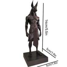 现代神话艺术：阿努比斯低多边形雕塑，几何美学与古代神秘的碰撞。 - 阿努比斯 - 查看 4