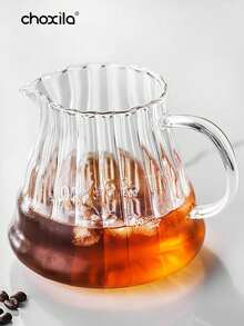 choxila 1pc Transparent Glass Coffee Pot, Standard Coffee Server Suitable For Drip Coffee Maker - Coffee Pot - View 8