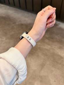 1条女士真皮表带，适用于华为Watch Fit1/Fit2/Fit3/Fit4/Fit4Pro - Starlight - 查看 3