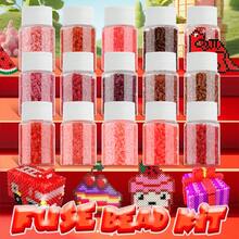 1100pcs 2.6mm Mini Fuse Beads Pixel Puzzle Iron Beads Melt Beads DIY High Quality Handmade Gift - 2.6mm Perler Beads - View 1