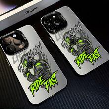 [Local 24-Hour Shipping] Apple 17  22-26 Galaxy  13-15 ULTRA Phone Case: Suitable For IPhone 17, 16E, 16, 15, 14, 13, 12, 11 Mini Pro Max, Air, X, XR, XSMAX, 8, 7 Plus. This Cool Motorcycle-Style Phone Case Features A Shockproof, Matte Back Design. - 銀色 - 查看 4