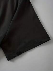 Cute Rabbit Face, Replace Grandpa With An Easter Candy Egg 1 Pcs Women's Plus Size T-Shirt Funny Oversized Graphic Short Sleeve Tee  100% Polyester 220g Novelty Shirt Casual Crew Neck Top - 黑色 - 查看 5