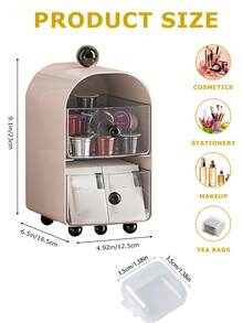 2-Tier Acrylic Coffee Station Organizer For Capsules Tea Bags Snacks Countertop Organizer Coffee Station Caddy Bathroom Makeup Organizer Multifunctional Drawer Storage Container For Home Office Men Women Storage Organization Kitchen Accessories - Multicolor - View 7