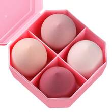 Soft Beauty Sponge Set, Gourd Water Drop Shape Makeup Sponge Puff, Beauty Tool - A - View 6