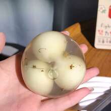 1个2026新款酥脆挤压球软萌玩具,可塑形减压球,含椰子油,生日、节日、情侣、圣诞节、游戏玩家的理想礼物,减压必备品 - 彩色 - 查看 13