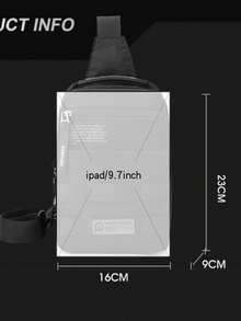 New Men's Multifunctional Fashion Chest Bag, Travel & Sports One Shoulder Crossbody Bag, Lightweight Small Backpack - Multicolor - View 11