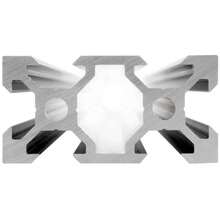 4 pzas/lote negro 2040V-slot perfil de aleación de aluminio Industrial estándar europeo 10-1000mm de longitud carril lineal para impresora 3D 9LZ5 - 250 mm - Ver 5