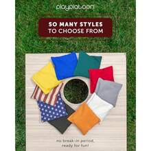 Play Platoon Bolsas de Cornhole de Tela de Pato Resistentes a la Intemperie Juego de 8 pufs para Juego de Agujero de maz tamao y Peso reguladosDecoración de cuarto, Muebles, Herramientas para hombre, Muebles para cuarto - [AUTOMÓVIL CLUB BRITÁNICO - Ver 5