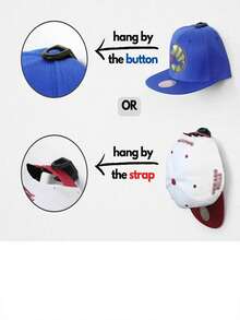 10 piezas Ganchos adhesivos para sombreros, diseño minimalista de estante para sombreros, sin necesidad de perforar, ganchos con ventosa resistente - Multicolor - Ver 5