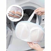 Bra Washing Bags, Laundry Bag, Large Bra Wash Guard Bags For Washing Machine, Fits All Cups, Anti-Deformation Bra Wash Bags, Underwear Bags For Washing (Grey, Blue) Small And Portable, Suitable For A Variety Of Scenarios, Home, Travel, Business Trips, Back To School, The Perfect Gift, Bag For School School Accessories School Stuff - 彩色 - 查看 5