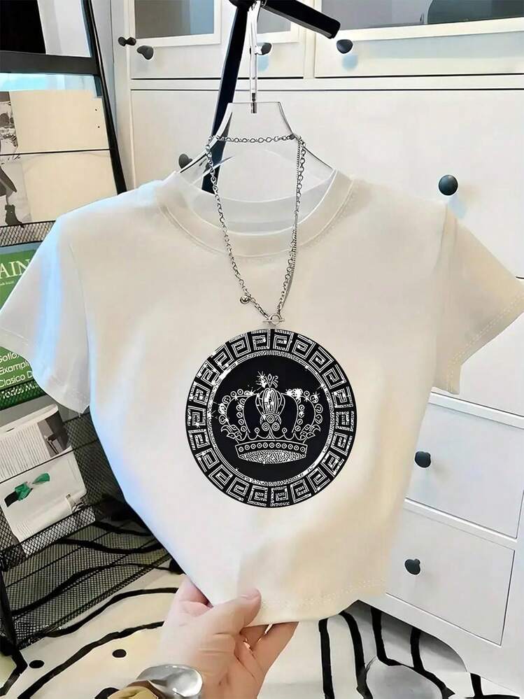 Women T-Shirts - 白色 - 查看 1
