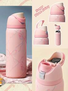 2026 New OWALAo Free.Sip Luminous Cup Limited Edition 32 Oz Stainless Steel Sports Water Bottle. Leak Proof With Pop-Up Lid, Easy To Clean. Available In A Variety Of Colors, The Pattern Is Clear And Exquisite. Designed For Water Drinkers, Suitable For Tourism, Camping, Running, School, Fitness, Halloween, Thanksgiving Day. New Fashion Water Bottle For Women, Girlfriend, Wife, Family Members, Friends, Students. (945ml) - 32oz/945ml - 查看 2