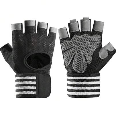 男女通用健身手套，抓握力极佳的举重手套，轻便的健身手套，适用于举重、骑行、锻炼、训练、引体向上、健身、攀岩和划船等运动。