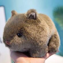 1pc Realistic Guinea Pig Plush Doll Doll, Mini Desktop Companion Plush Doll, Children's Birthday/Easter Gift - Multicolor - View 9