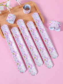 12个粉色蝴蝶主题生日派对塑料手环，粉色蝴蝶主题生日派对装饰，女宝宝迎婴派对装饰，一周岁生日派对装饰，性别揭晓派对用品，迎婴派对回礼，手工工艺品，女宝宝派对用品，一周岁生日派对装饰，粉色生日装饰，粉色蝴蝶装饰 - 粉紅色蝴蝶 - 查看 7