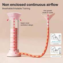 Breathing Exercise Device Abdominal Muscle Trainer Deep Breathing Dumbbell Men Women Adults Lung Capacity Training Device - Multicolor - View 3