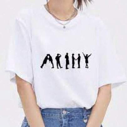 Skzooo Korea K-Pop Merchandise T-Shirt - White K-Pop Concert T-Shirt, Summer Men's T-Shirts, Men's Gift, Camiseta Butter Camiseta K-Pop Army Feminina - Improved Price, Idol Group Prints, Casual, Versatile, Machine Washable, Feminine Fashion, Essential, T-Shirt For K-Pop Fans, Unisex Casual Outfits For Everyday Wear - Year-Round Comfort, Fan Merchandise, Retro Aesthetic, Soft Fabric, Urban Style, An Exclusive Gift For Skz Fans, Perfect Gift For Fans.