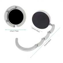 1 chiếc móc treo gấp gọn họa tiết bầu trời sao, thiết kế in trang nhã, thích hợp cho bàn làm việc, giá sách, có thể treo trên túi xách. - Màu xanh lam - Xem 6