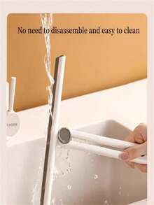 This Shower Squeegee Is Very Suitable For Cleaning Water Stains On The Walls, Doors And Countertops Of The Shower Room. It Can Make The Surface Smooth And Waterless, And The Ergonomic Handle Ensures A Firm Grip. It Is Lightweight And Easy To Use, Keeping Your Bathroom Dry And Clean. It Can Also Be Used For Glass Scraping, Water Scraping, And Mopping. - Multicolor - View 11