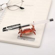 Weightlifting Crab Pen Holder, Pen Stand And Decorative Model - Multicolor - View 5