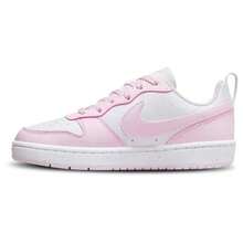 Nike Court Borough Low Recraft Big Kids/Women's Casual Shoes DV5456-123 | Everyday Versatile, Comfortable Fit - 櫻花粉 - 查看 5
