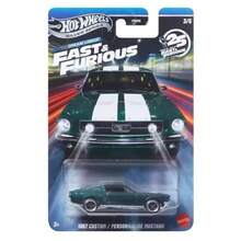 Hot Wheels 高端汽车文化收藏玩具车，速度与激情系列 HNR88-N/M，1:64 比例合金压铸车模，银色系列，包括日产 Silvia、1999 款斯巴鲁 Impreza、雪佛兰 Fleetline、福特、1969 款 Camaro，是玩具爱好者的理想收藏品，适合 3 岁及以上儿童，1 件装 - 彩色 - 查看 31