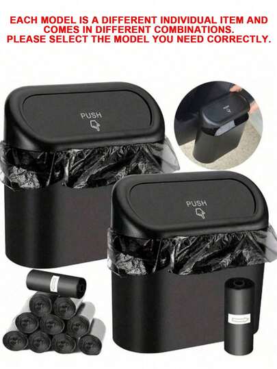 Made Of Durable Waterproof Polypropylene Material, Foldable For Easy Cleaning And Space-Saving. Suitable For Car Interior Storage And Organization, With A Simple Solid Color Design. A Multi-Functional Car Trash Can, Suitable For Daily Use, Travel And Business Trips. A Popular Car Accessory Product.