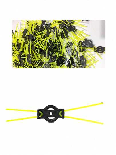 10pcs Yellow Lawn Mower Striping Cord No-Removal Model Lawn Mower Head Universal Accessory